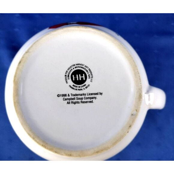 Cambell's Kid Soup Mug Vintage 1998 Smiling Boy Advertising Ceramic Cup 3.25 In - Picture 9 of 11